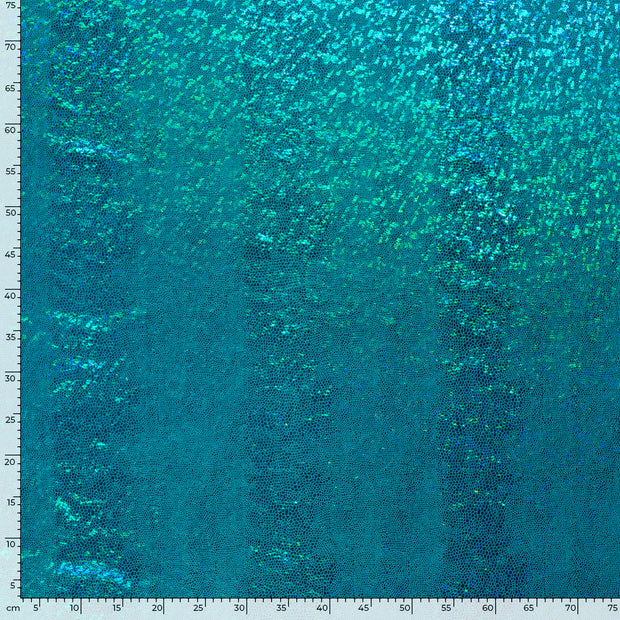 Lamé fabrik Schlangen Aqua