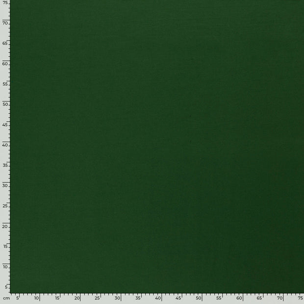 French Terry tissu Unicolore Vert foncé