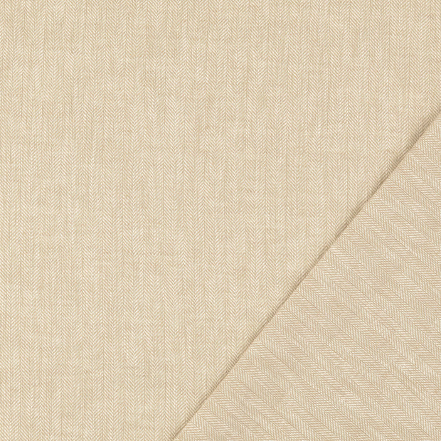 Lin tissu beige 
