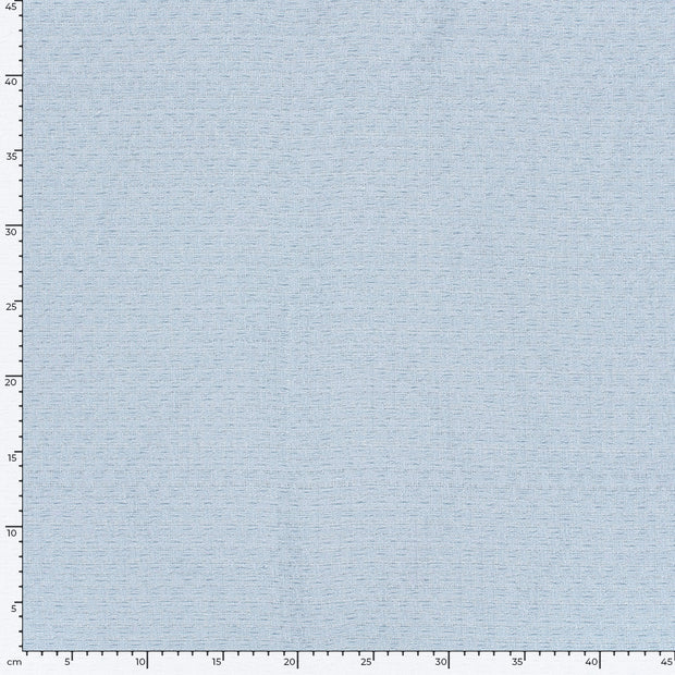 Jacquard fabrik Uni Hellblau
