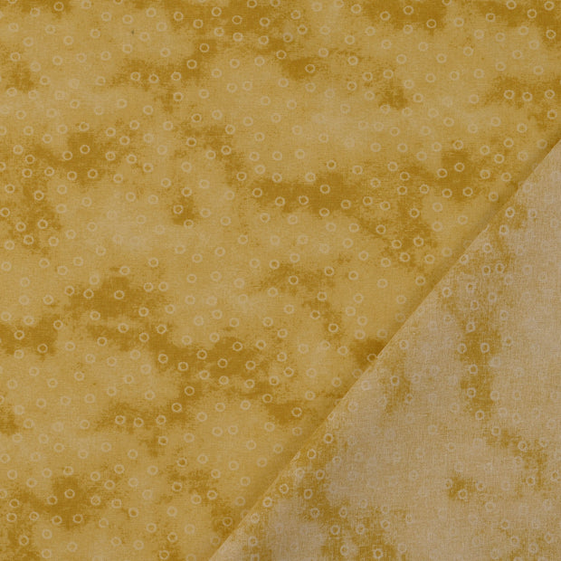 Popeline de Coton tissu Beige 