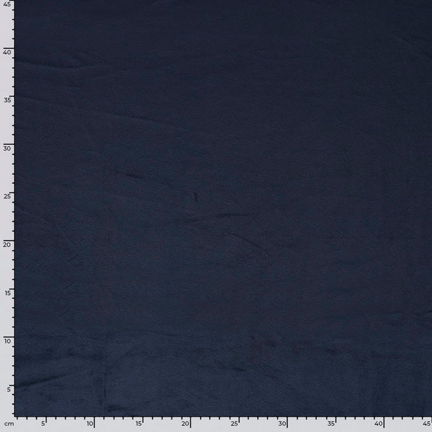 Supersoft Velvet fabrik Uni Marine