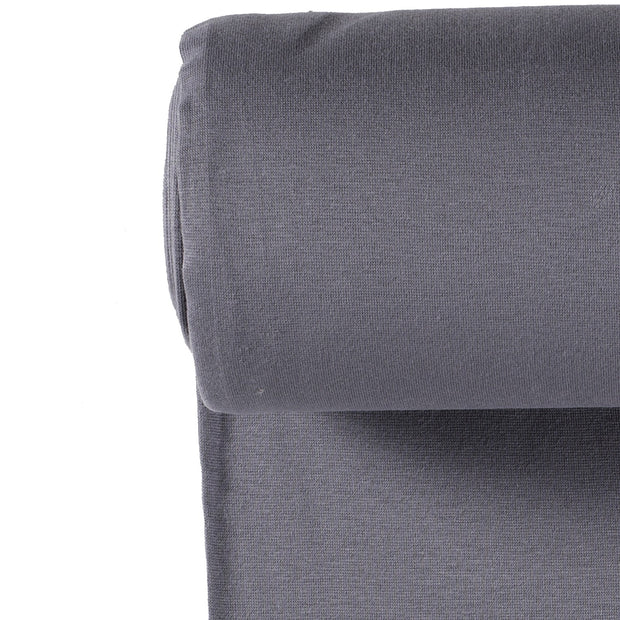 Cuff fabric Unicolour Dark Grey