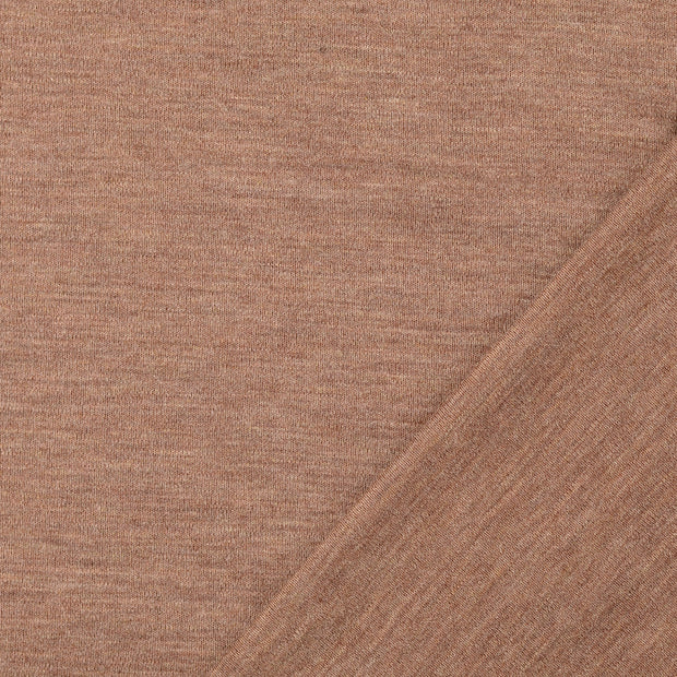 Walkloden fabrik Braun garngefärbt 