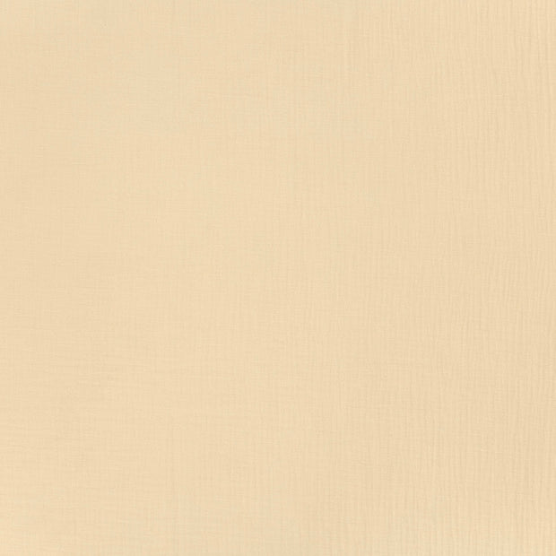 Double Gaze GOTS biologique tissu Beige mat 