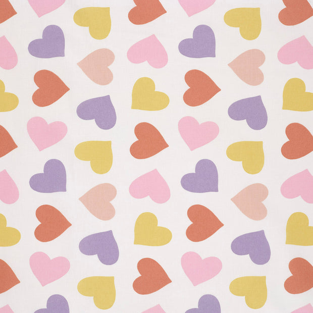 Cotton Poplin fabric Off White matte 
