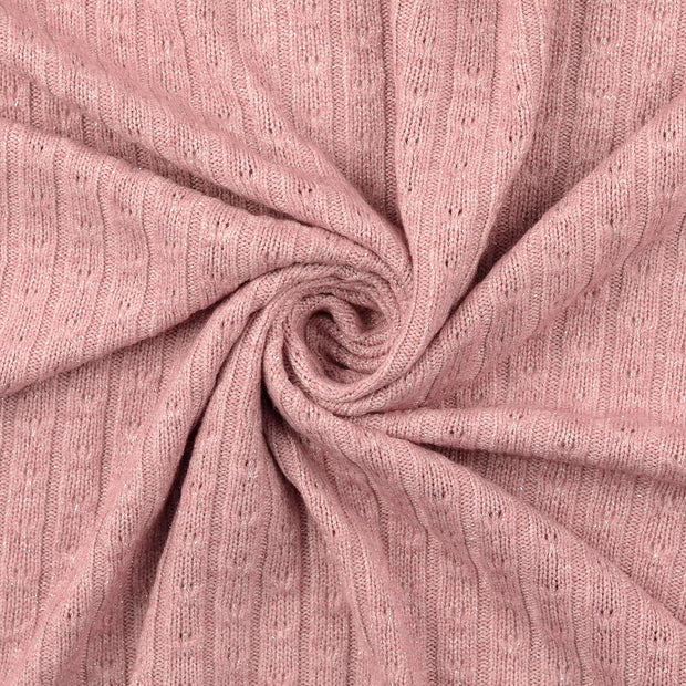 Heavy Knit fabric Old Pink 