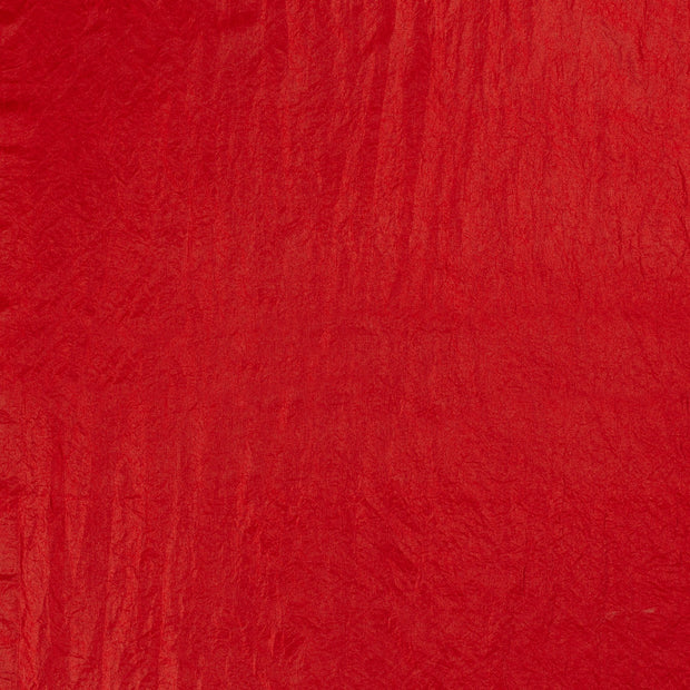 Taffetas tissu Rouge légèrement brillant 