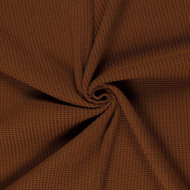 Heavy Knit tissu Brique 