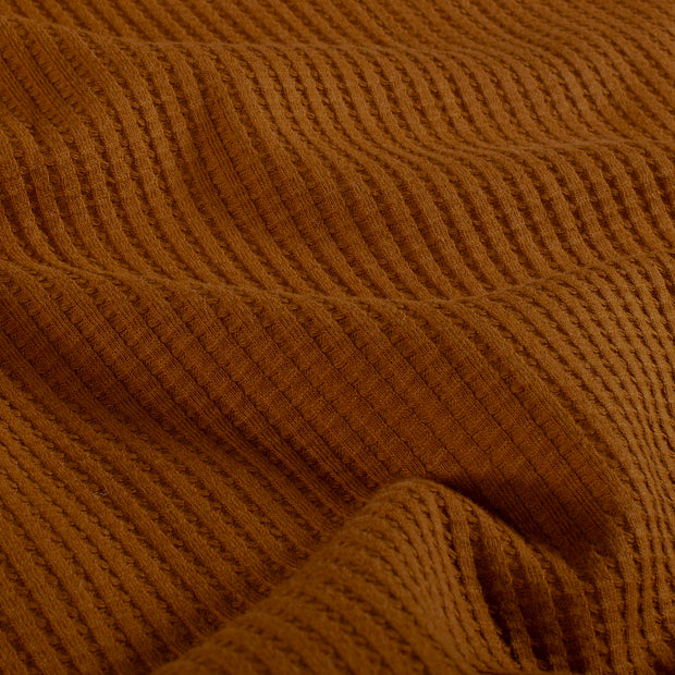 Gestrickter Waffel fabrik Uni Karamell