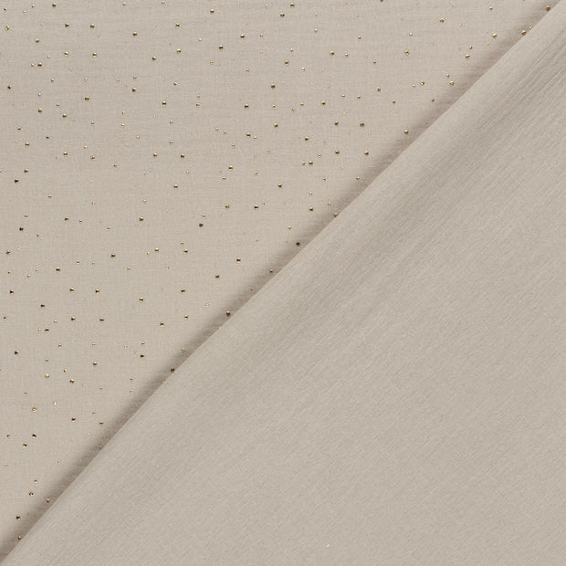 Double gaze tissu pois dew drops 