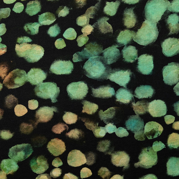 Jersey de Coton tissu camouflage Vert Olive