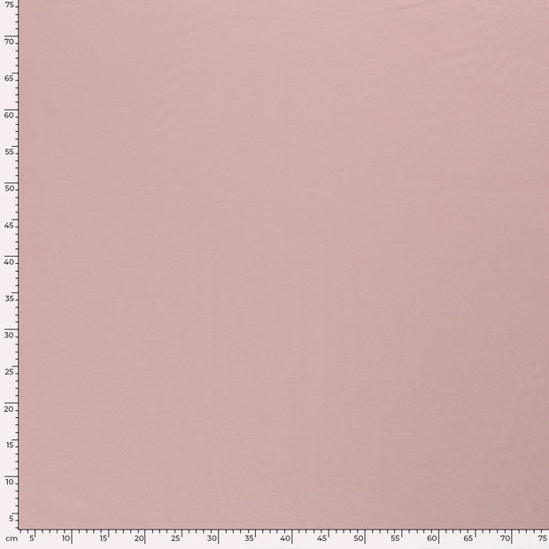 Jersey de Bambou tissu Unicolore Rose clair
