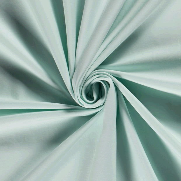 Jersey tissu Unicolore Menthe Glacée