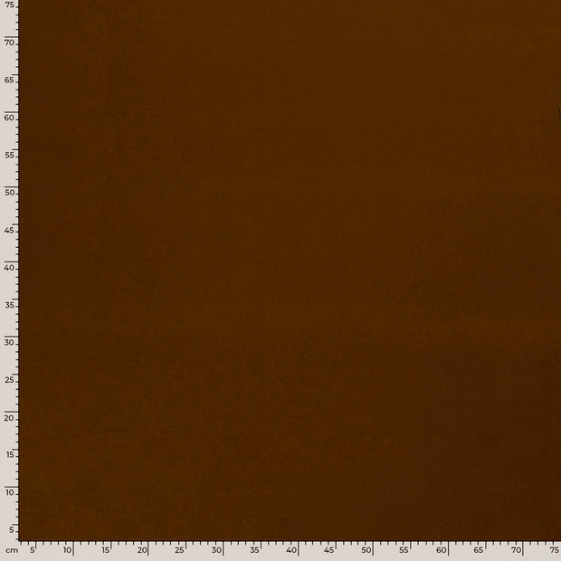 Jersey fabric Unicolour Brown