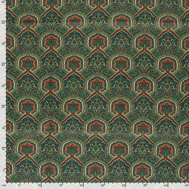 Cotton Poplin fabric Abstract Grey