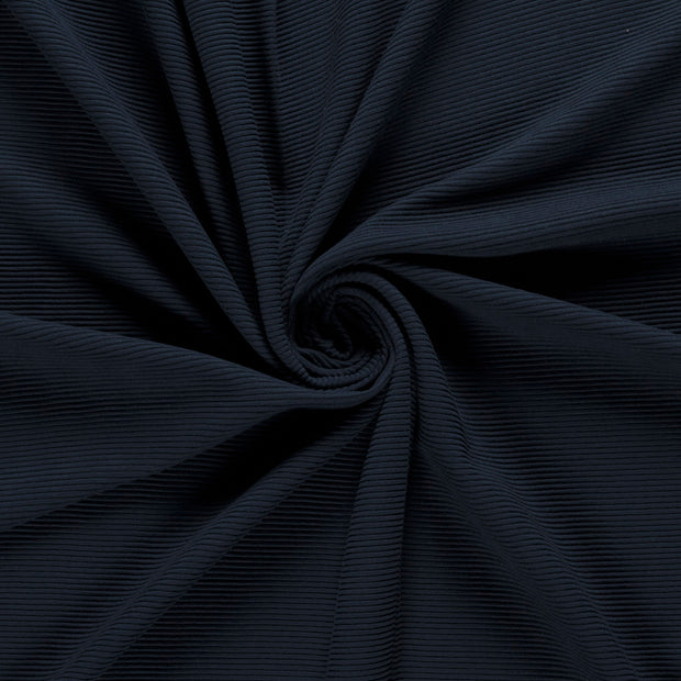 Ottoman jersey tissu Bleu Marine 