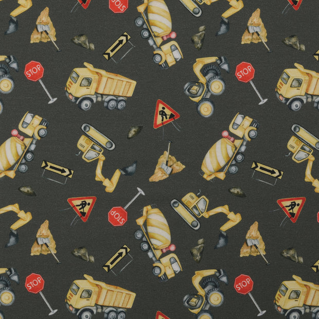 Cotton Jersey fabric Construction Grey