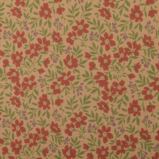  fabric Flowers Beige