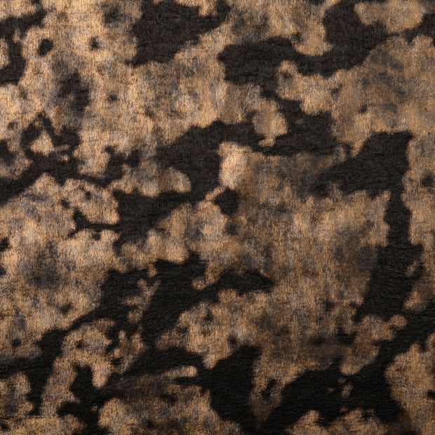 Woven Polyester tissu Batique Marron