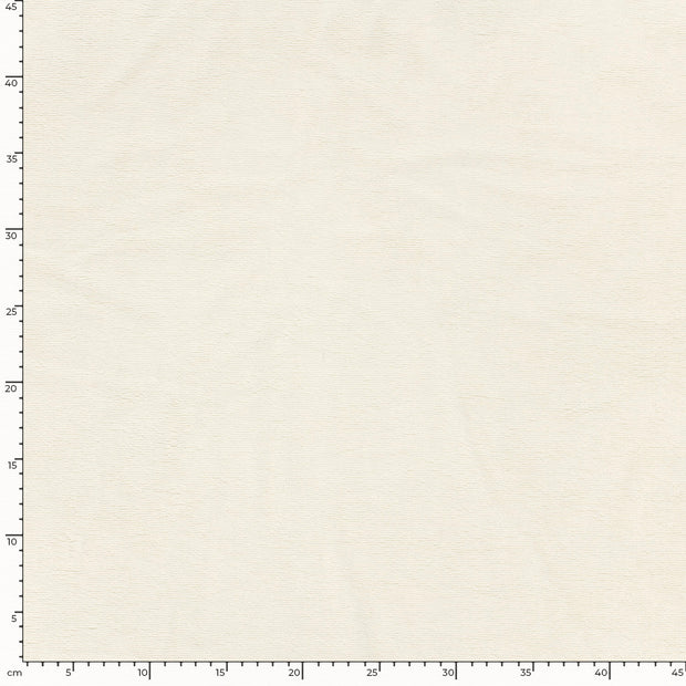 Bamboo Fleece fabric Unicolour Off White