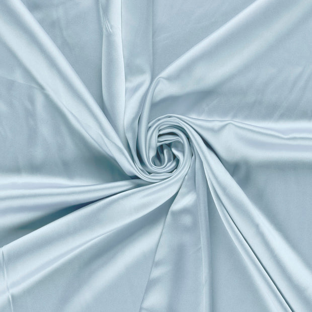 Satin fabrik Babyblau 