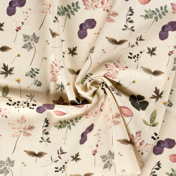 Panama tissu Beige imprimé numérique 