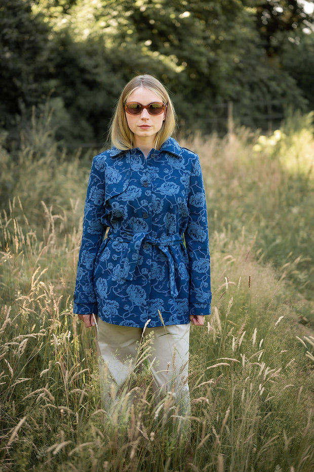 Denim fabric Flowers 