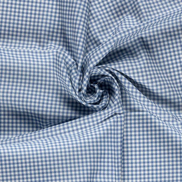 Cretonne fabric Light Blue digital printed 
