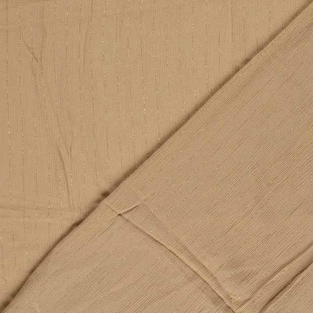 Crepe fabric Unicolour Lurex 