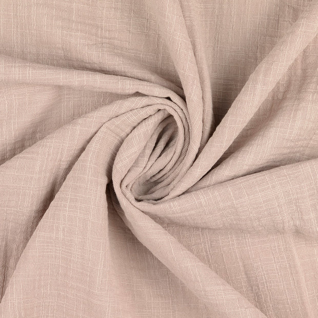 double gaze tissu Beige 