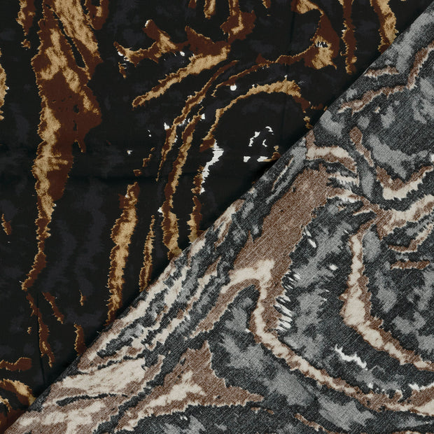 Popeline de Viscose tissu Abstrait imprimé 