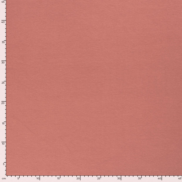 Cotton Jersey GOTS organic fabric Unicolour Old Pink