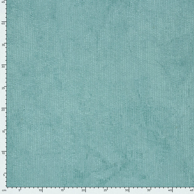 Velours Côtelé 4.5w tissu Unicolore Menthe foncée