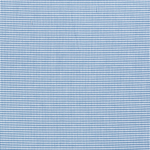 CO Popeline fabrik Karo's Jeans Blue