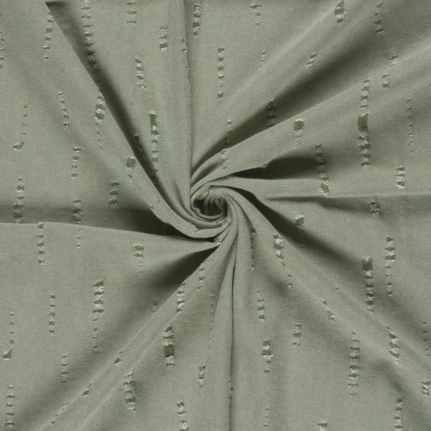 Jeans tissu Vert Olive 