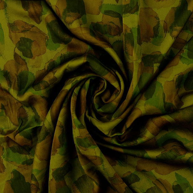 Viscose Poplin fabric Olive Green 