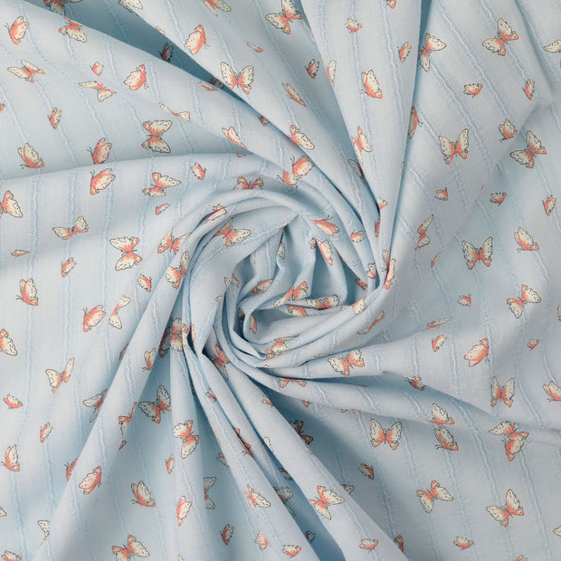 Voile fabric Baby Blue 