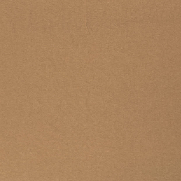 Jersey de Coton GOTS tissu Camel mat 