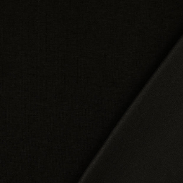 Heavy Knit tissu noir peint 