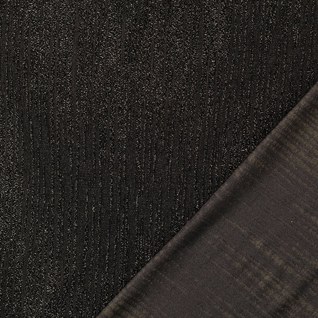 Tricot Jacquard tissu Noir jacquard 