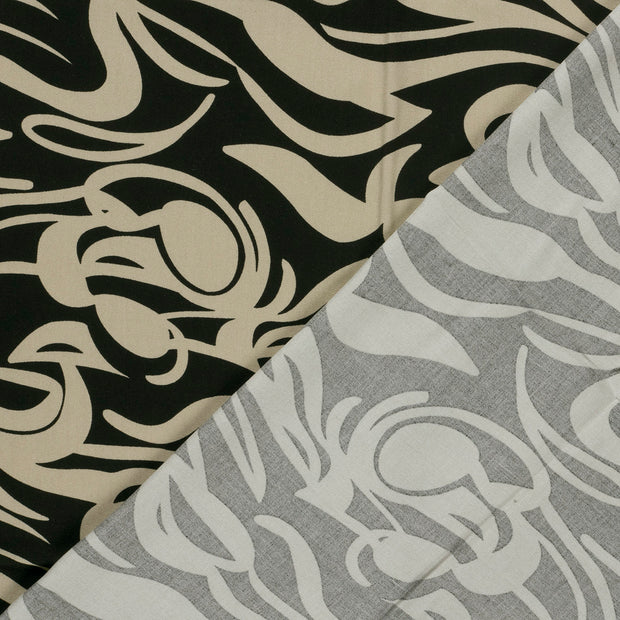 Sergé de Viscose tissu Abstrait imprimé 