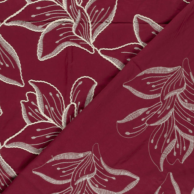 Voile fabric Flowers 