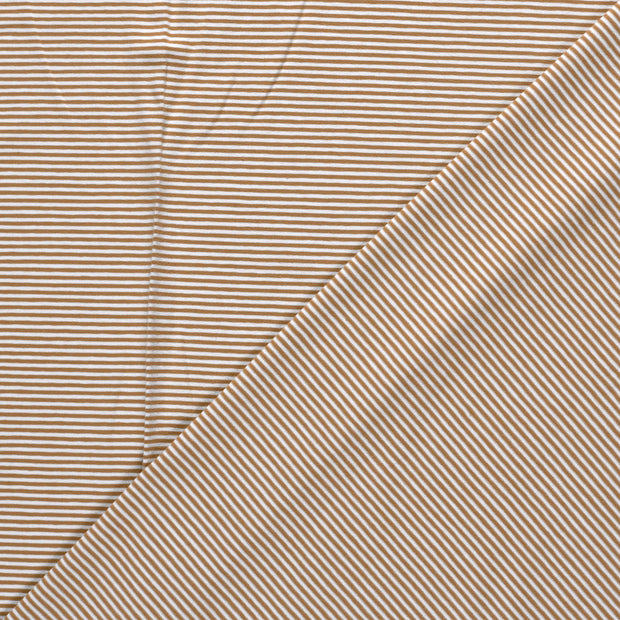 Jersey de Coton Fil Teint tissu rayures 