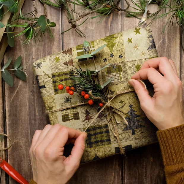 Cotton Poplin fabric Christmas 