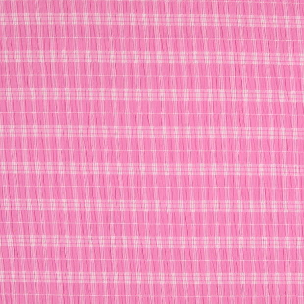 Seersucker fabric pink 