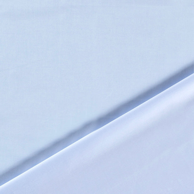 Popeline de Coton tissu bleu ciel 