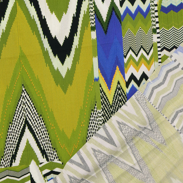 Viscose Poplin fabrik Mehrfarbig 
