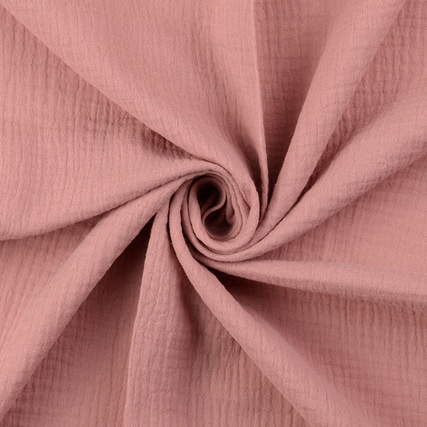 Muslin fabric Old Pink 
