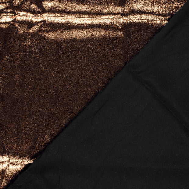 Satin tissu Unicolore enduit 